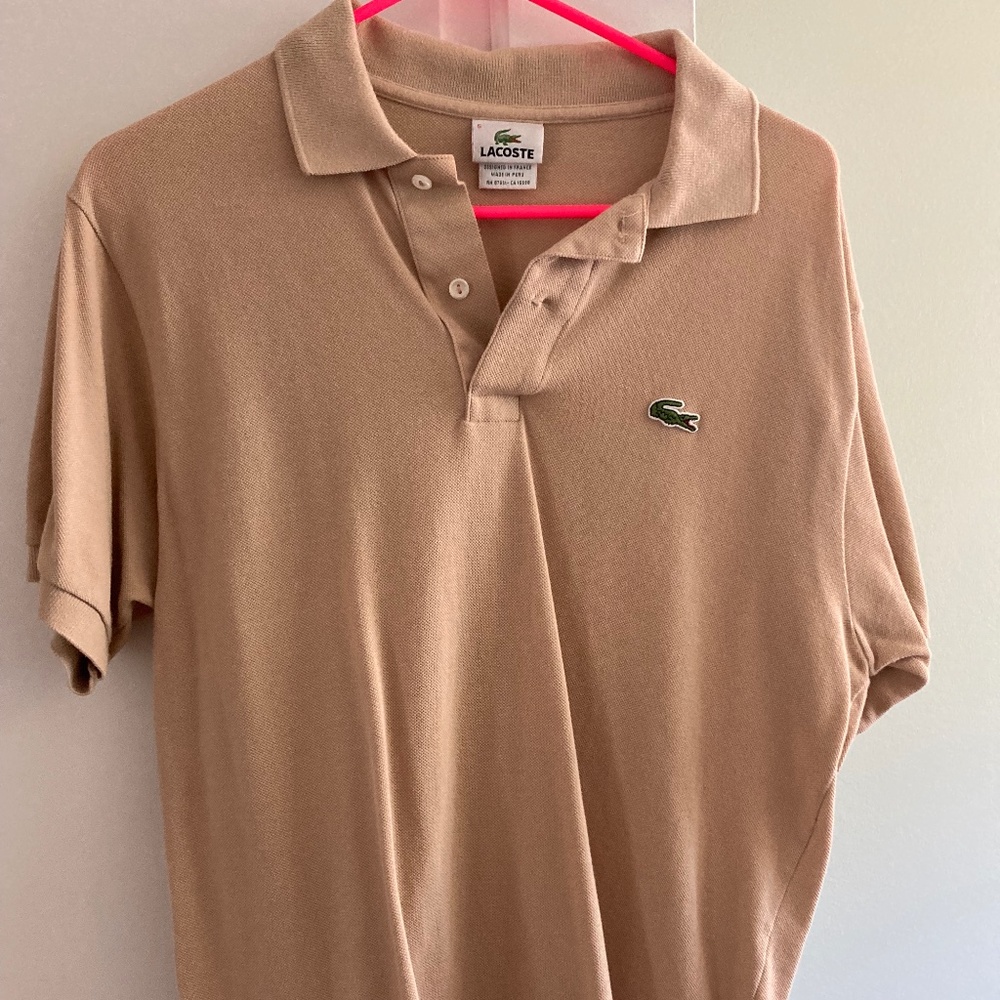 Lacoste polo - men's size 5